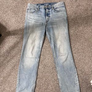 Mens slim straight jeans